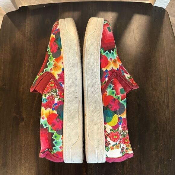 Desigual Tennis ABRIL 51KS1B4 rouge size 37 / 6.5 - Picture 6 of 9